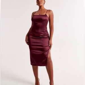 Satin Abercrombie and fitch formal dress